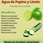 Tomas Agua de Pepino y Limón: Te Sorprenderán los Resultados