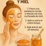 Mascarilla Facial de Zanahoria Cocida y Miel: Nutrición Intensiva para la Piel