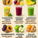 Jugos Naturales para Mejorar Tu Salud: Digestión, Hígado Graso, Ansiedad y Más